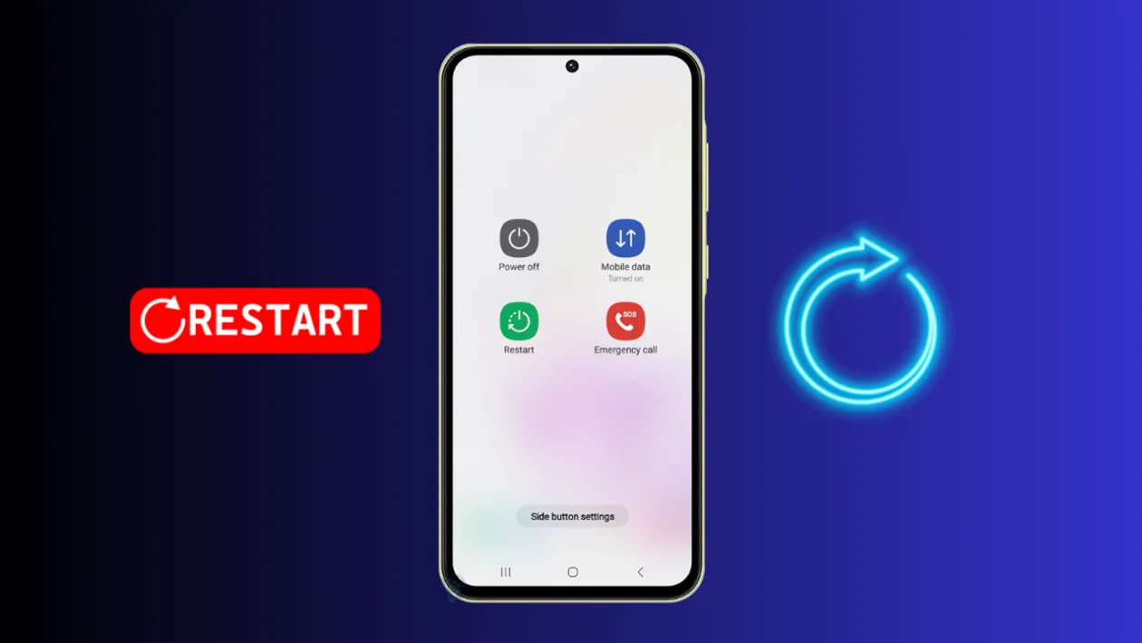 Samsung Galaxy A35 Restart Force Restart 14