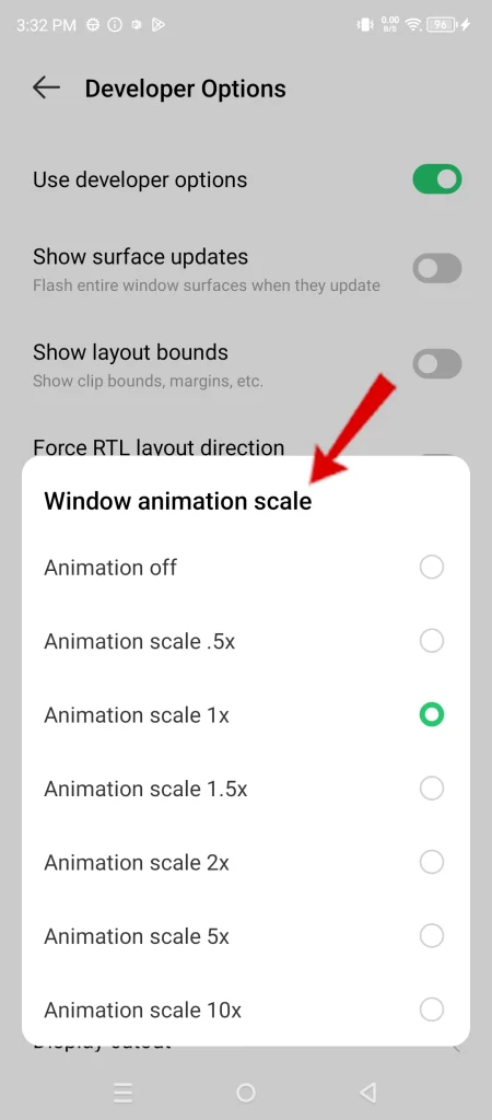 infinix note 30 5g window animation scale 4